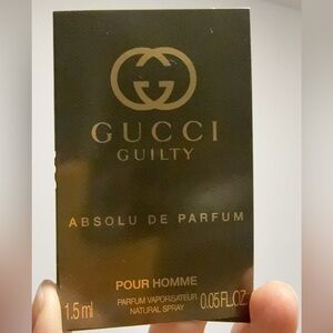 NEW Gucci Guilty Absolu Homme Sample 1.5ml